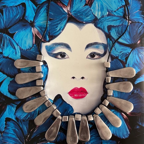 Luminara: Italian-Designed Recycled Statement Necklace. In stock April 10th. - Picture 3 of 4